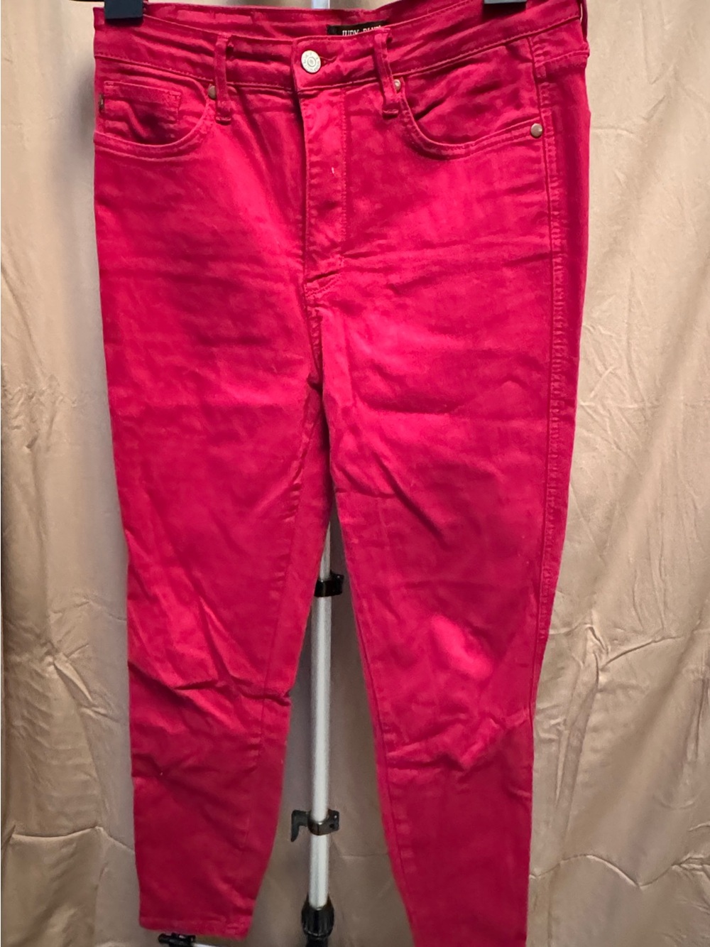 Judy Blue Vibrant Red Skinny Jeans